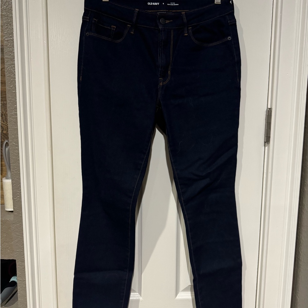 Old Navy Women's Midnight Blue Skinny Jeans